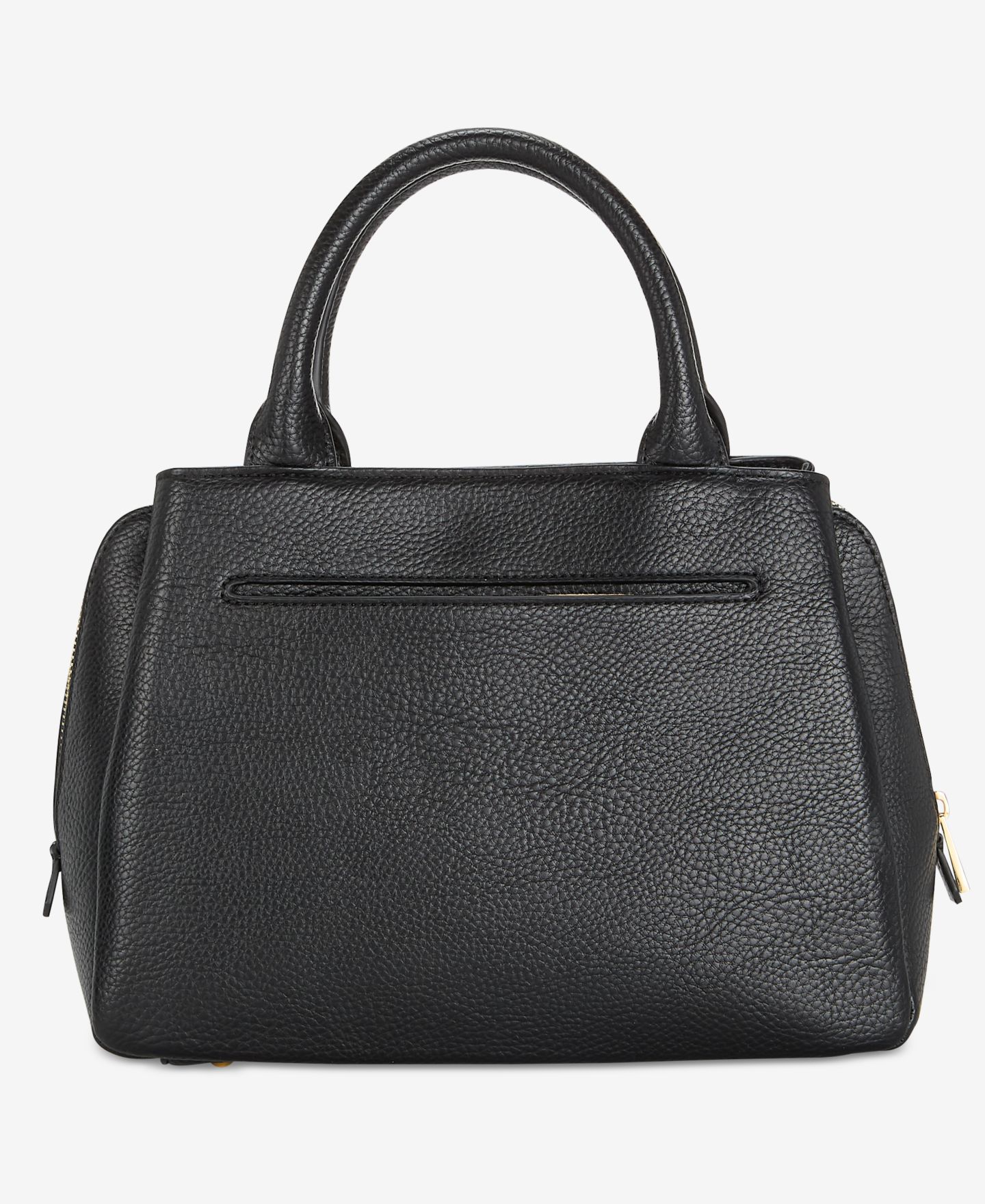 Женская сумка Giani Bernini Pebble Small Satchel, цвет: Чёрный — фото 2