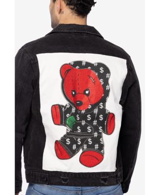 Men's Graphic Rhinestone Denim Jackets