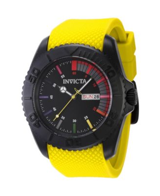 Men's 44733 Pro Diver Automatic 3 Hand Black Dial Watch