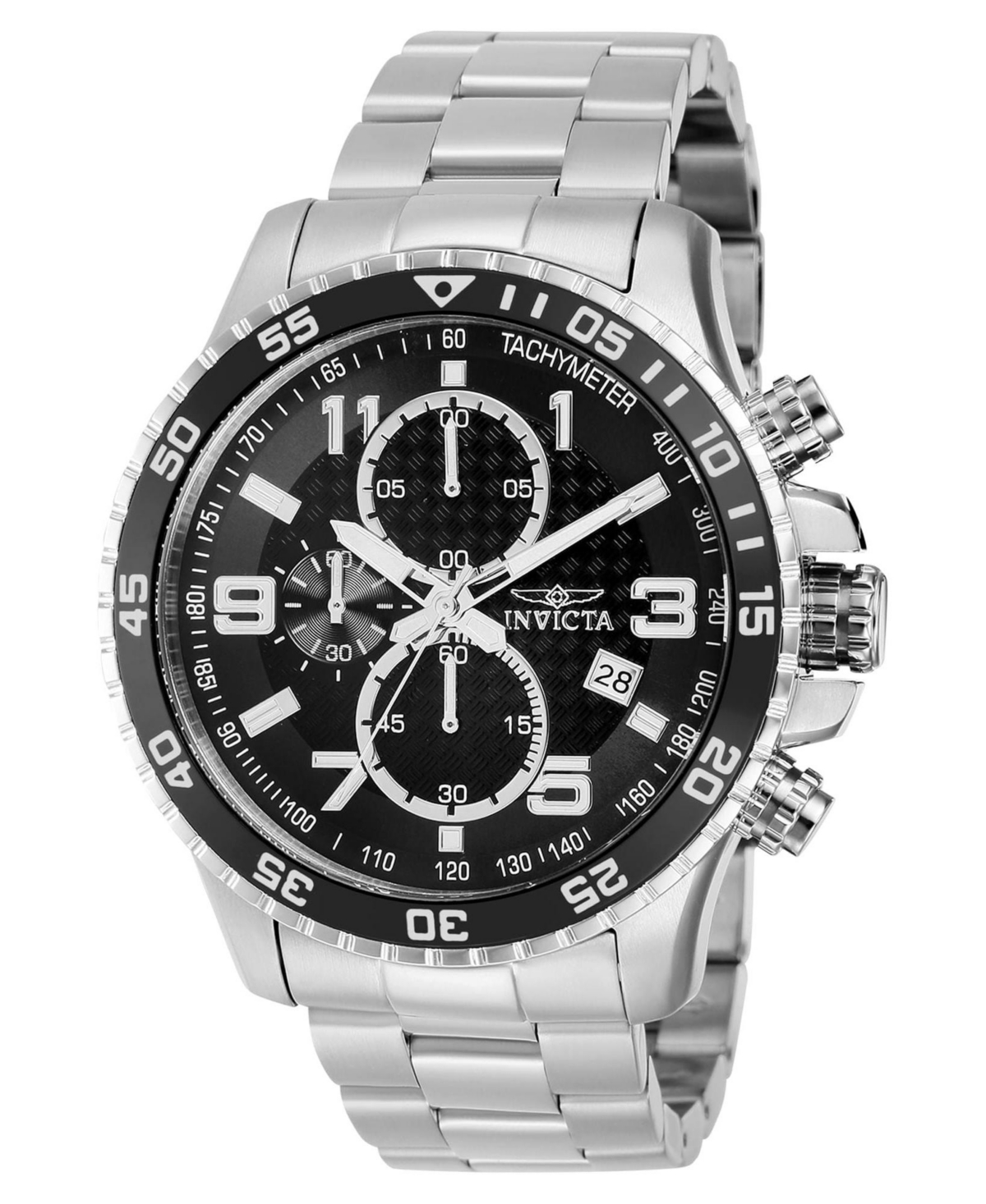 Invicta Men's 37146 Specialty Quartz Chronograph Black Dial Watch