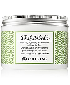 A Perfect World Intensely Hydrating Body Cream with White Tea, 7 oz