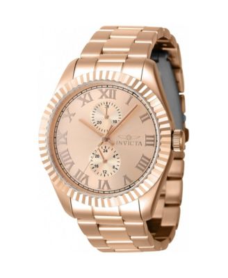 Men's 47433 Specialty Quartz Multifunction Rose Gold Dial Watch