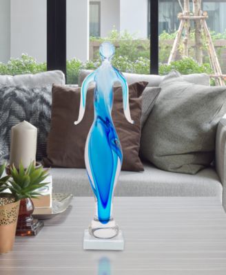 17" Astral Art Glass Figurine