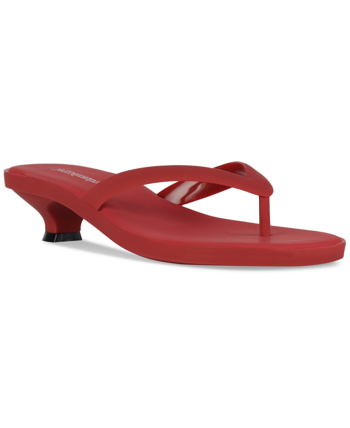 Jeffrey Campbell Lollipop Kitten Heel Sandal In Red Matte