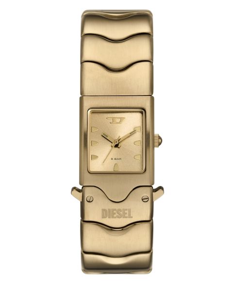 Мужские часы Diesel Closer Quartz Three-Hand Gold Stainless Steel, 22mm