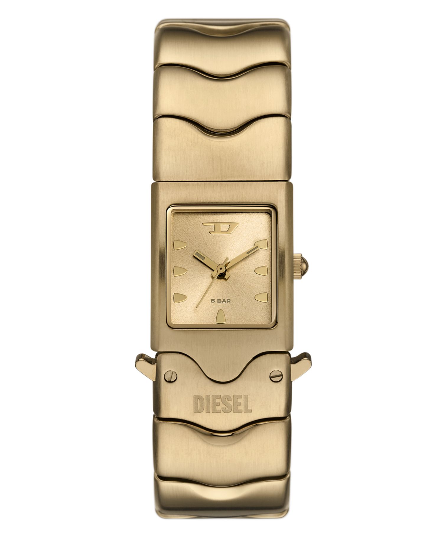 Men's Closer Quartz Three-Hand Gold Stainless Steel Watch, 22mm