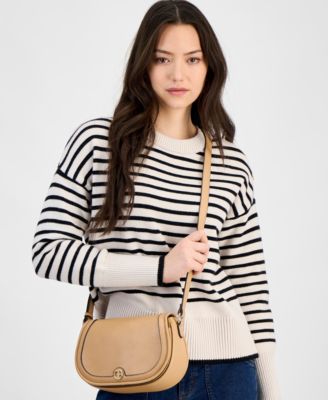 Pebble Small Saddle Crossbody, Exclusively at Macy's