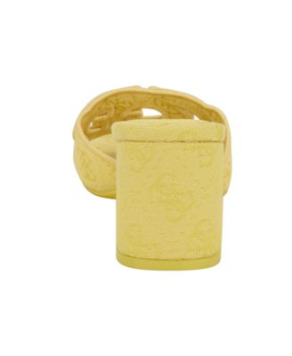 Galsee Quattro-G Cutout Block Heel Slide Sandals