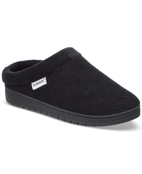 Женские Isotoner Signature Women's Gemma Diamond Microterry Clog Slippers