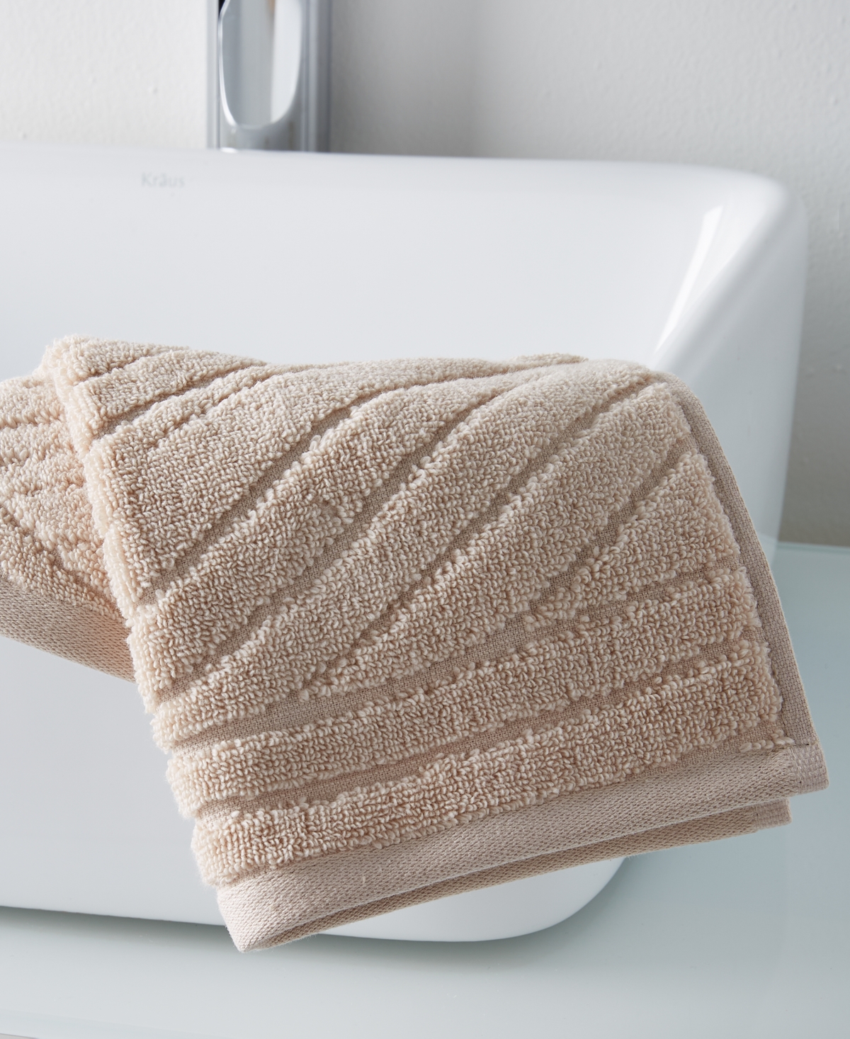 HOTEL COLLECTION EXPRESSIONIST 100% TURKISH C0TTON WASHCLOTH, 13" X 13", EXCLUSIVELY AT MACY'S 