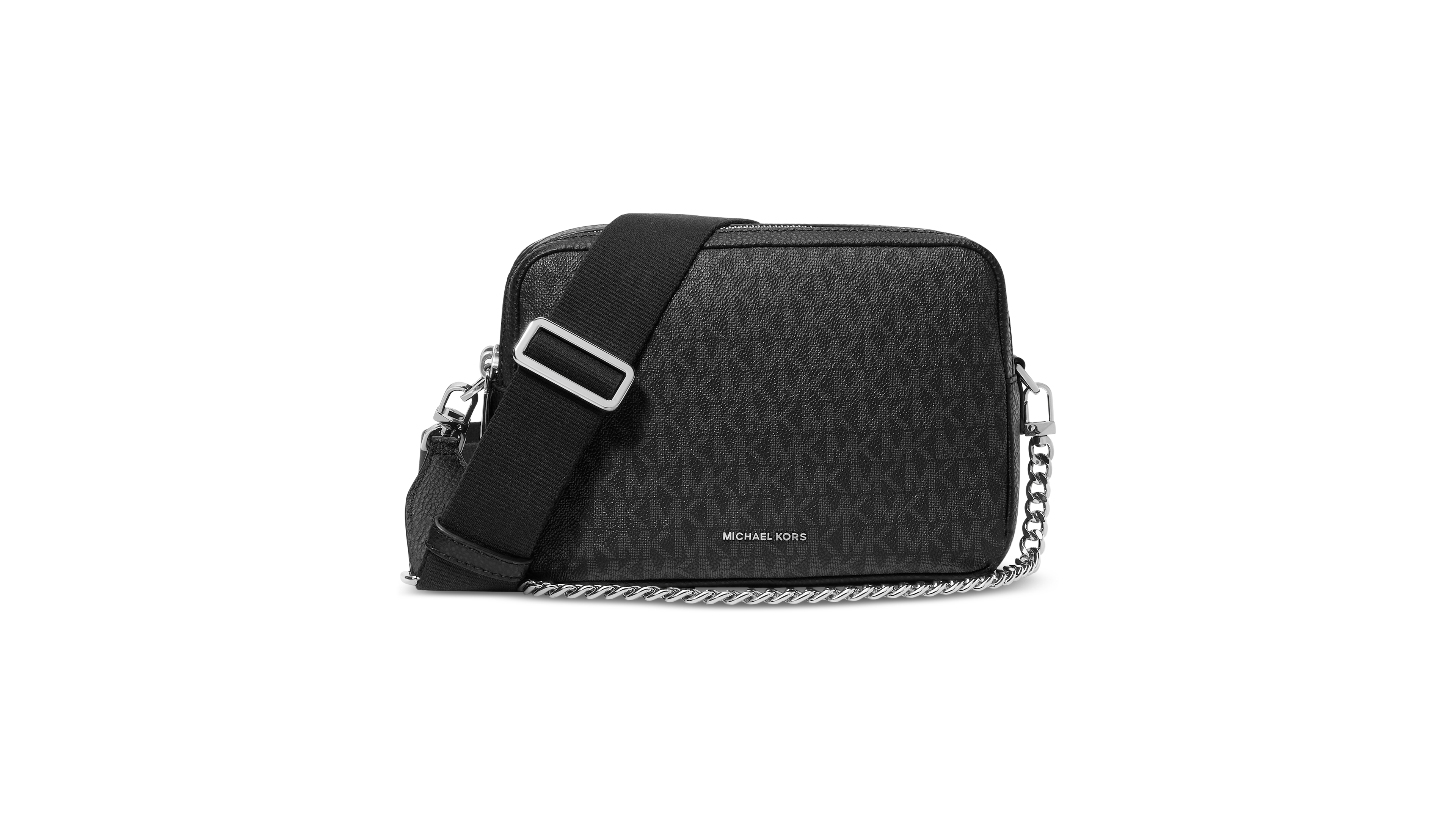 Michael Kors Bryant Medium Double Zip Chain Camera Crossbody