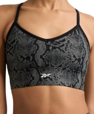 Women's ID Train Snake-Print Racerback Bra