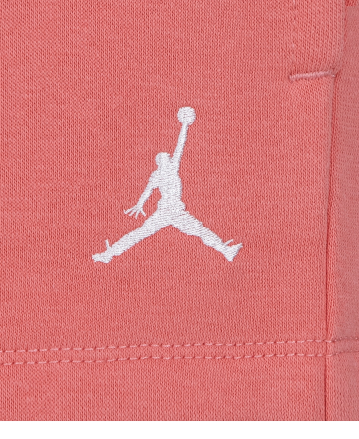 Shop Jordan Big Girls Brooklyn Essentials Shorts In Pink Salt