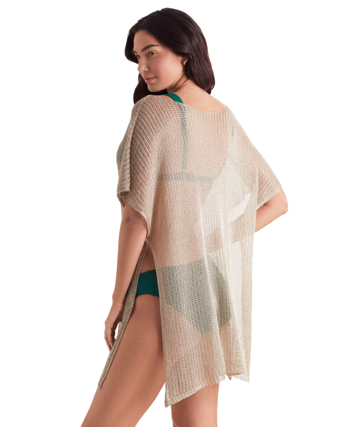 Shop Mimi Flamingo Women's Lagoon Tunic Cover-up In Gold