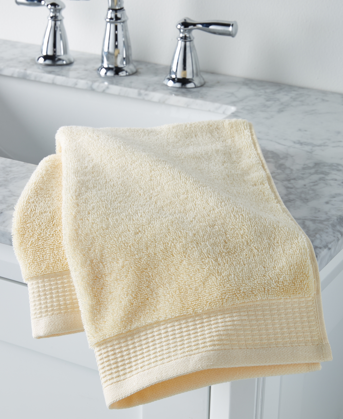 Charter Club Signature Hand Towel, 16" X 30", Exclusively At Macy's In Buttercup