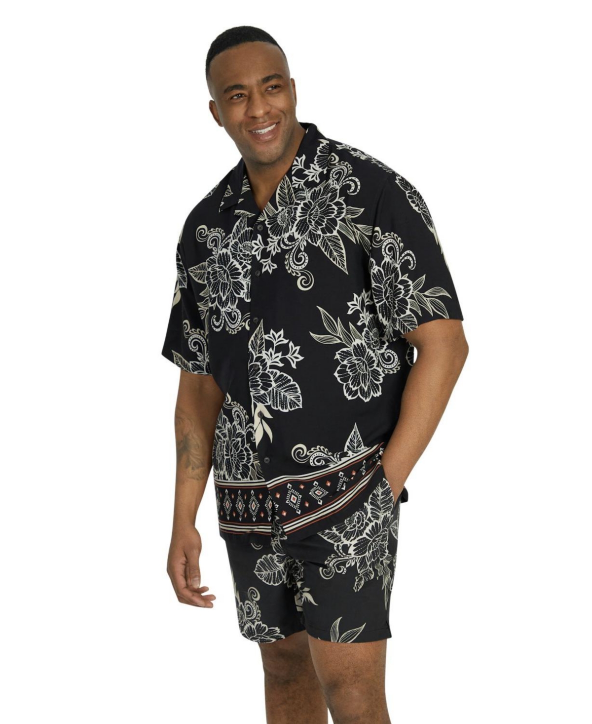 Men's Lopez Relaxed Fit Shirt - Black