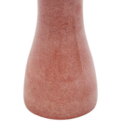 21" H Ceramic Bird Bath for Outside - Hand-Painted Outdoor Bird Bath Bowl, UV/Frost-Resistant Finish - Lava - Classic Pedestal