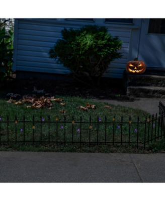 Outdoor Lawn and Garden Metal Roman Style Decorative Border Fence Panel Set