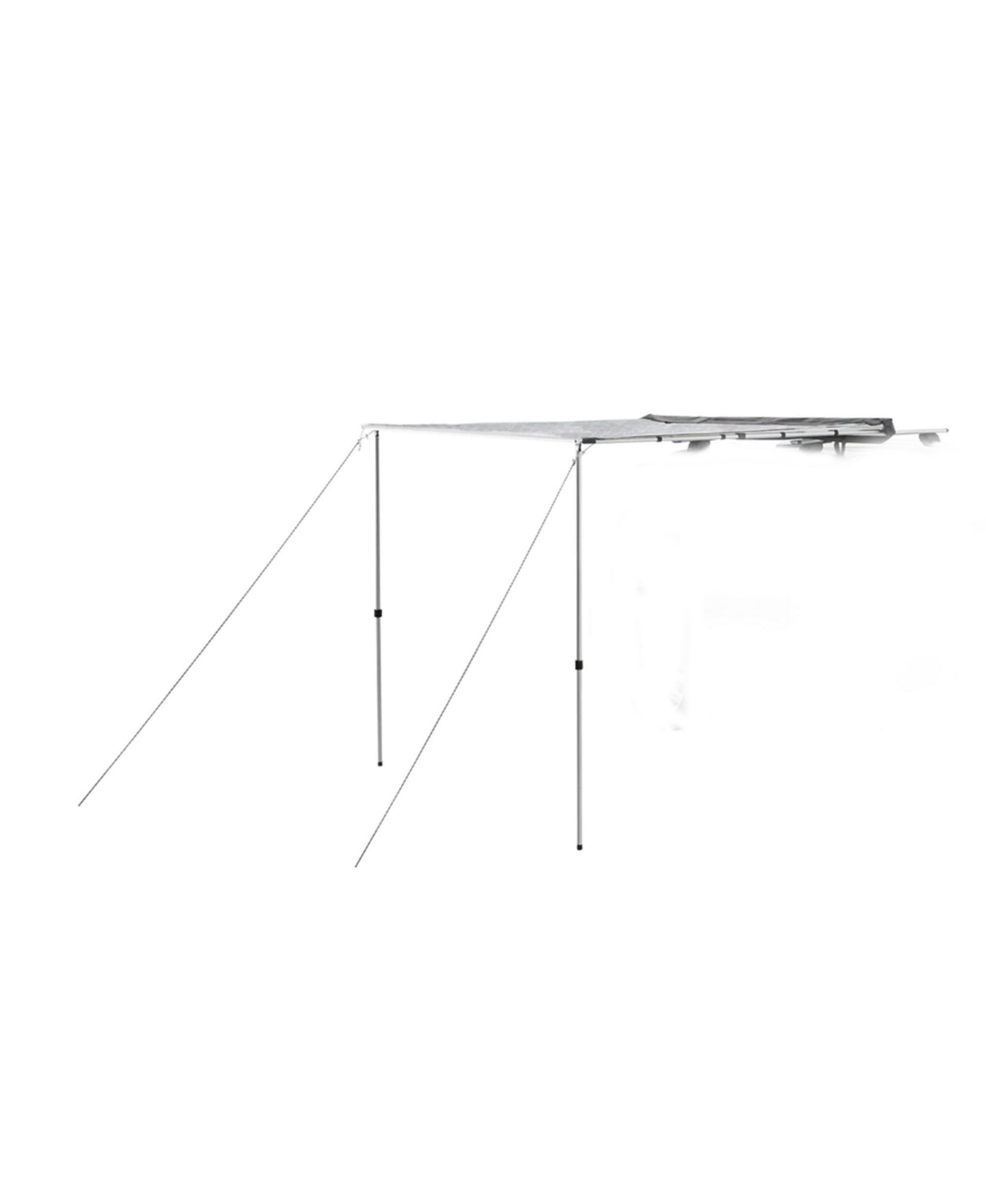 SlimShady 6.5 Foot Lightweight Roof Mounted Awning with Included Sks Lock