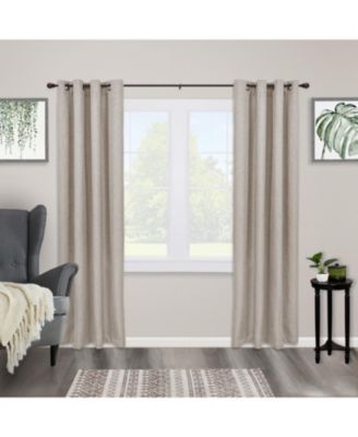 Birkin 3/4" Decorative Curtain Rod with Fast Fit Easy Installation