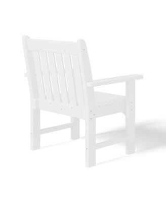 5-Piece HDPE Outdoor Patio Chair and Square Table Dining Set