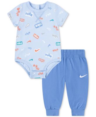 Nike - Baby Printed Bodysuit & French Terry Pants, 2 Piece Set