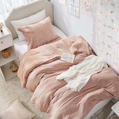 Better Than Anesthesia - Oversized Comforter Set - Rose Smoke , Pink , Twin XL