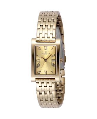 Women's 48143 Angel Quartz 3 Hand Gold Dial Watch