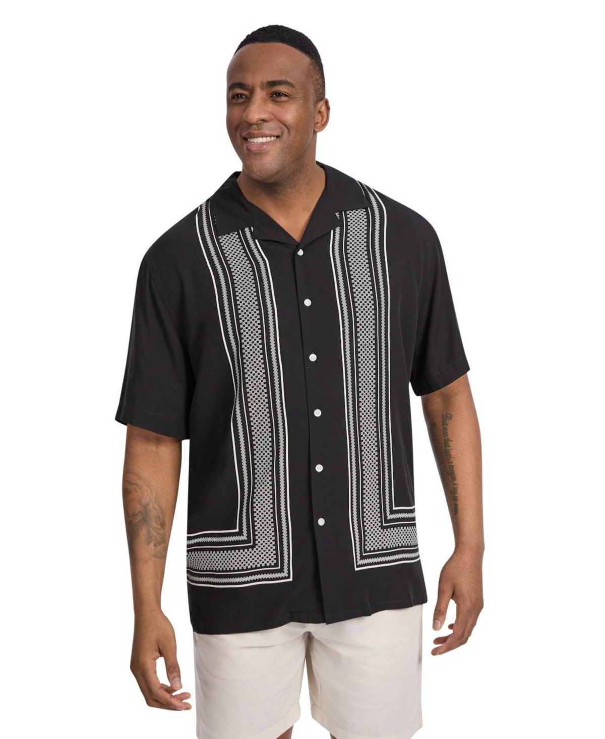 Men's Jamaica Relaxed Fit Shirt - Black