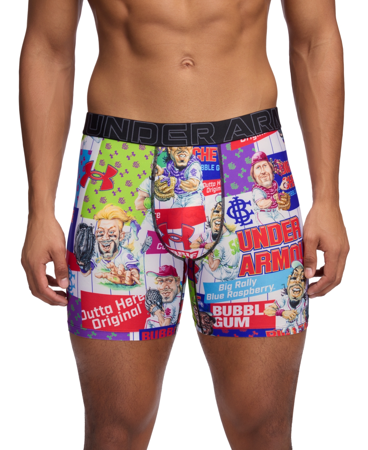 Men's Performance Tech Mesh Graphic 6" Boxer Briefs - Assorted