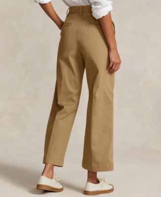 Women's Chino Wide-Leg Pants