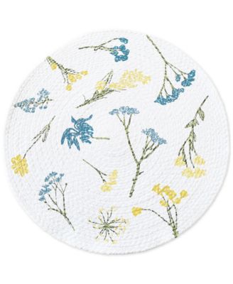 Macy's Lenox Wildflowers All-Over Round Placemats, Set of 2