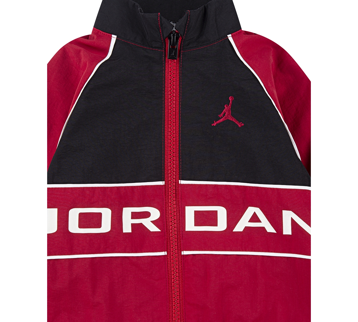 Jordan Baby Windbreaker Jacket & Pants, 2 Piece Set In Gym Red