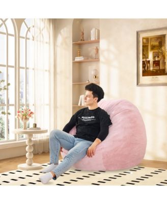 Giant Bean Bag Chair Bed,Comfortable Bean Bag Sofa for Bedroom, Living Room, Office-The Pop Home