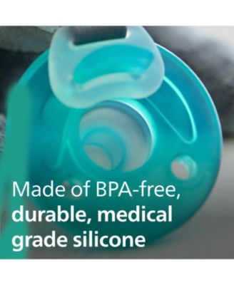 Soothie snuggle, 0m+, cow + Soothie Green 4 Pack