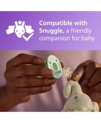 Soothie 0-3m, light yellow/pastel cyan, 8 pack