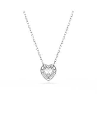 Ariana Grande x Swarovski&reg; Rhodium Plated Heart Mixed Cuts Pendant Necklace