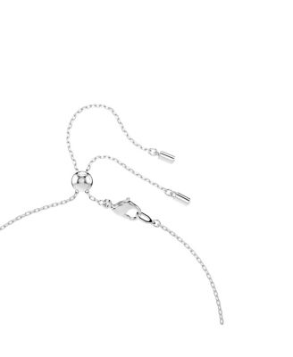Ariana Grande x Swarovski&reg; Rhodium Plated Heart Mixed Cuts Y Necklace