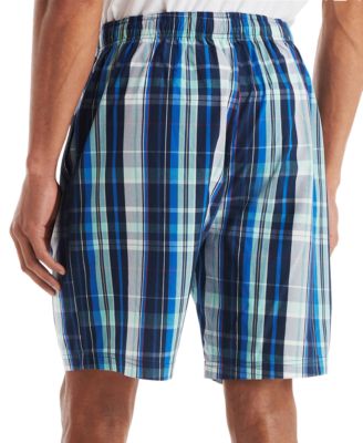 Men's Plaid Poplin 8" Sleep Shorts