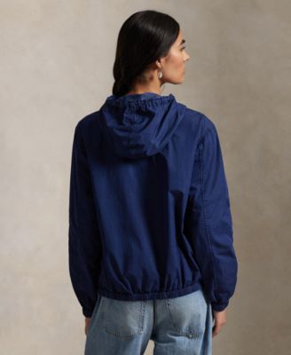 Women's Twill Hooded Jacket