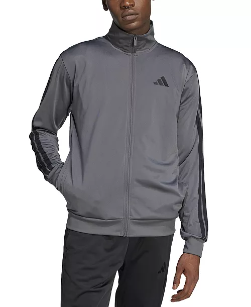 adidas Men's 3-Stripes Tricot Track Jacket
