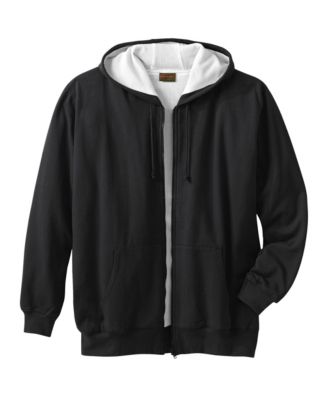 Men's by KingSize Full-Zip Thermal Hoodie