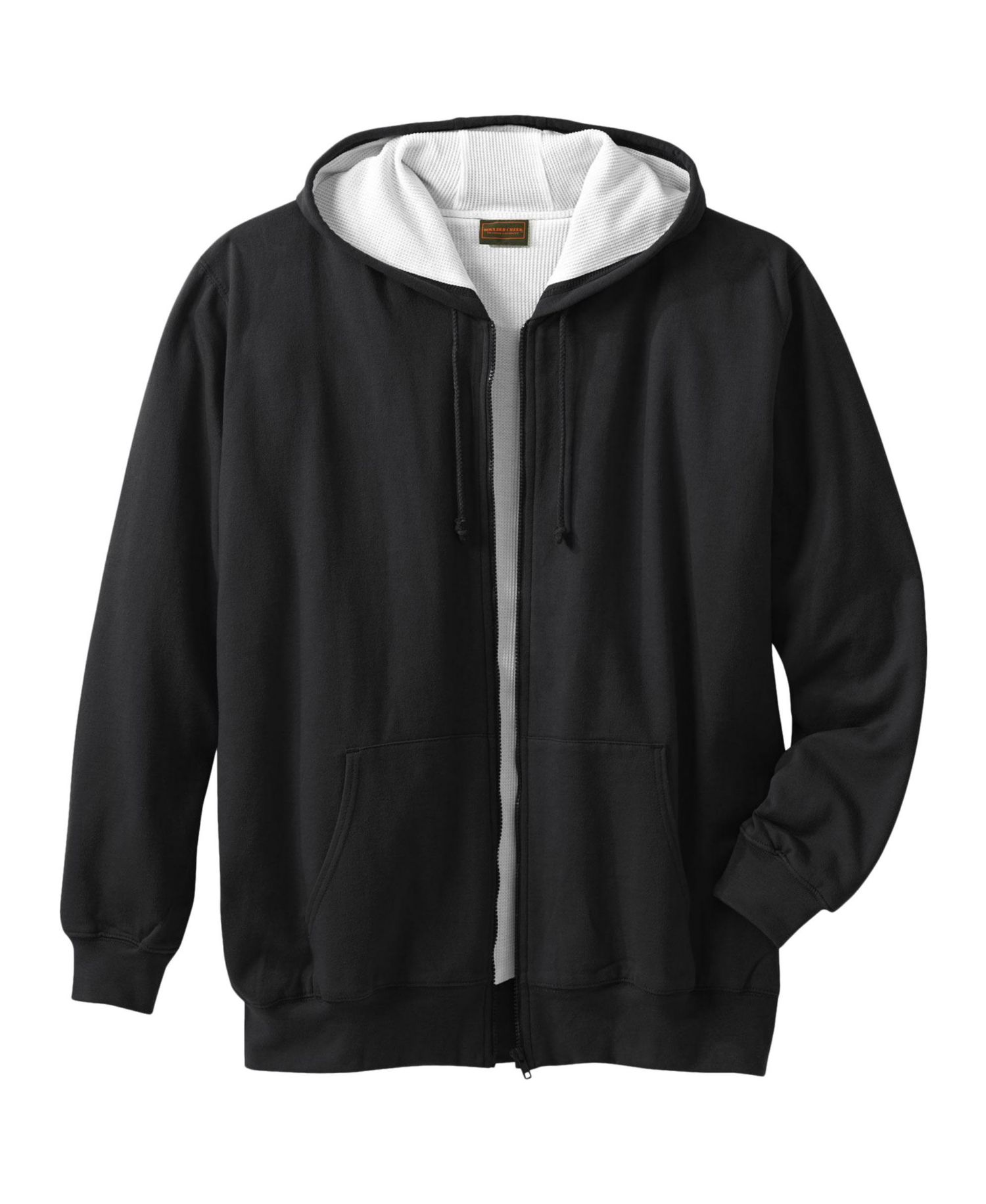 Men's by KingSize Full-Zip Thermal Hoodie