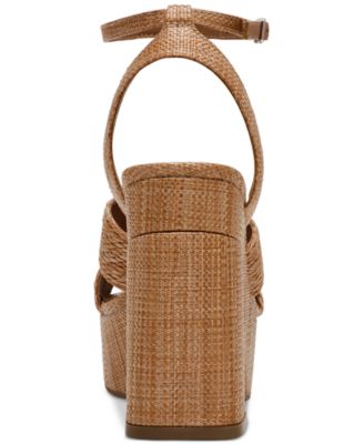 Waylan Raffia Platform Dress Sandals