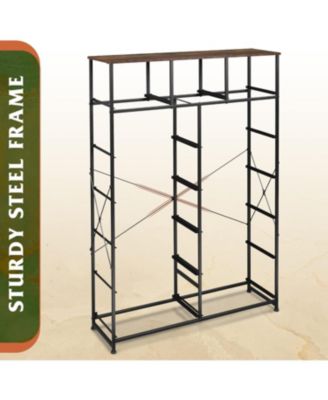 Tall Dresser for Bedroom with 13 Drawers Storage Dresser Organizer Unit Fabric Dresser for Bedroom Closet Chest of Drawers Steel Frame Wood Top