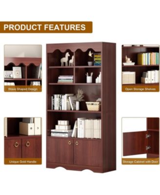Bookshelves and Bookcases, Display Cabinet with Door