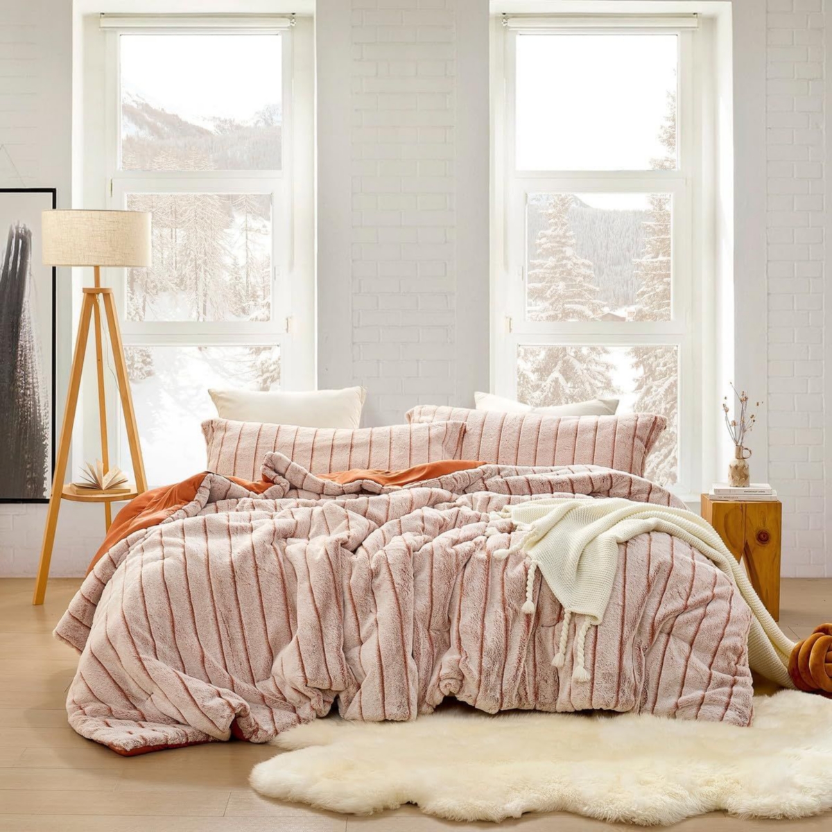 Better Than Anesthesia - Coma Inducer Oversized Comforter Set - Cinnamon Stick , Pink