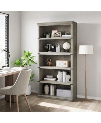 Farmhouse Book Shelf with Storage