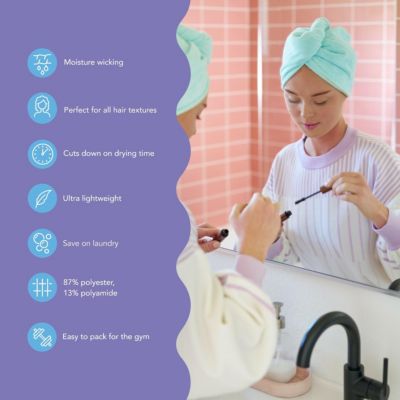 Microfiber Hair Towel Wrap