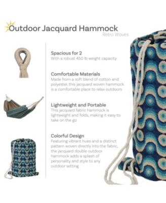 Outdoor Polyester Double Jacquard Hammock